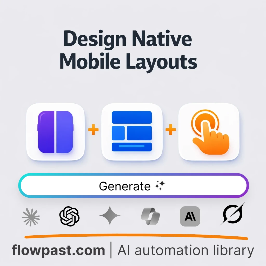 Create Native UI Layout Options AI Prompt - AI prompt template