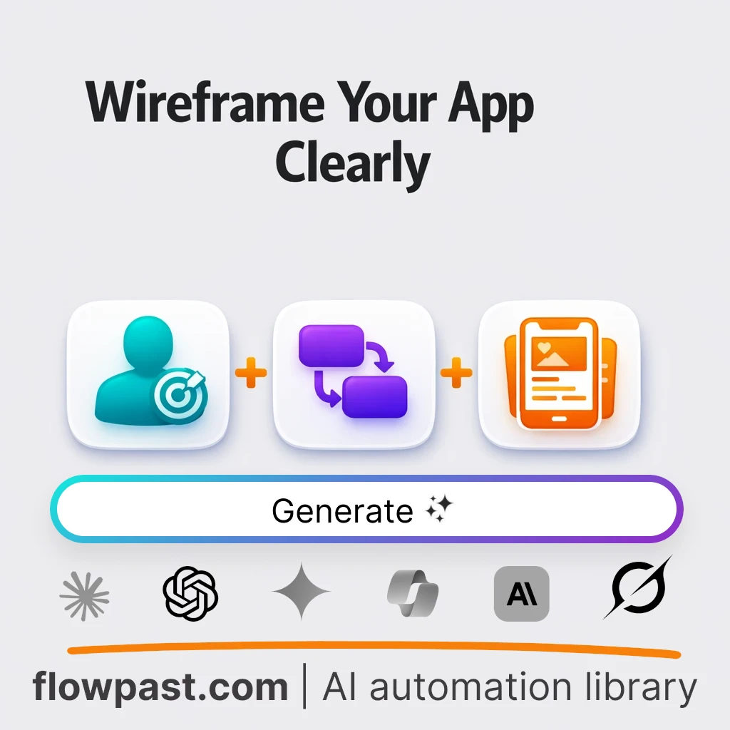 Create Intuitive App Wireframes and Flows AI Prompt - AI prompt template