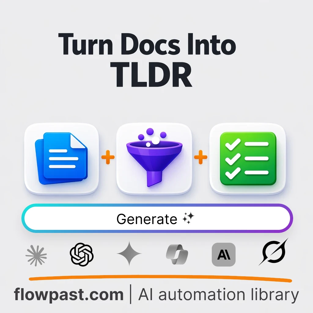 Condense Technical Docs Into a Dev TLDR AI Prompt - AI prompt template