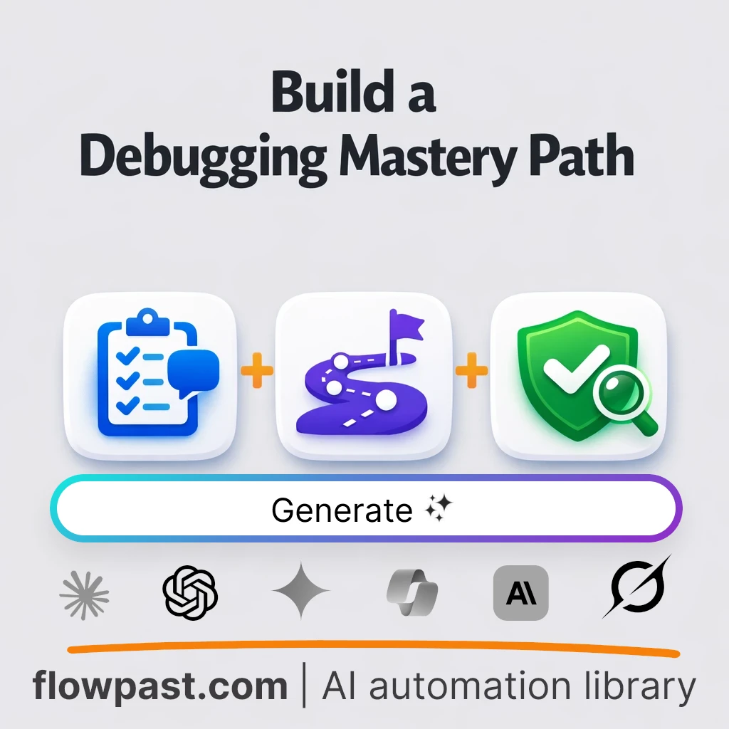 Build a Debugging Coaching Program with this AI Prompt - AI prompt template
