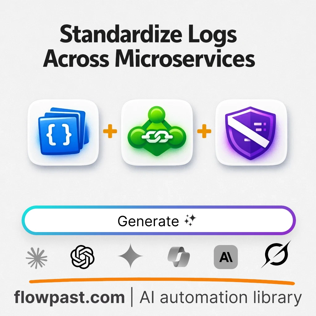 Create Microservices Structured Logging with this AI Prompt - AI prompt template