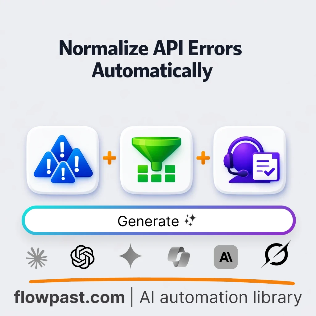 Build RFC 7807 Error Normalization AI Prompt - AI prompt template