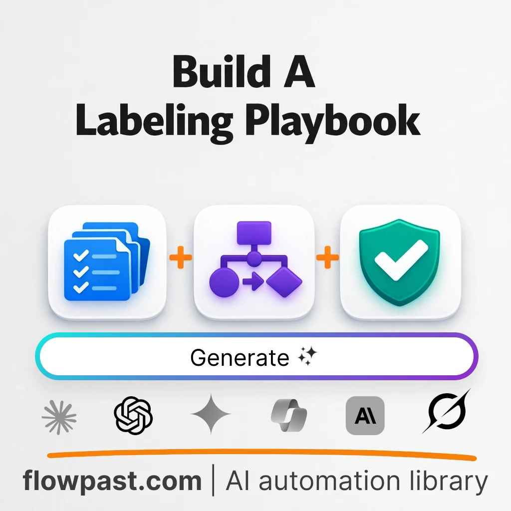 Build an Annotation Playbook with this AI Prompt - AI prompt template
