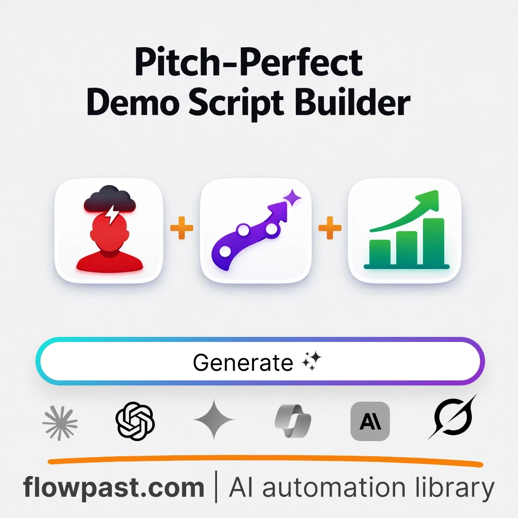 Create Technical Demo Scripts with this AI Prompt - AI prompt template