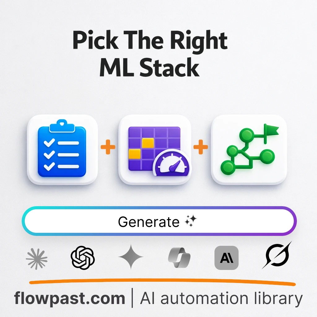 Choose an ML Framework with this AI Prompt - AI prompt template
