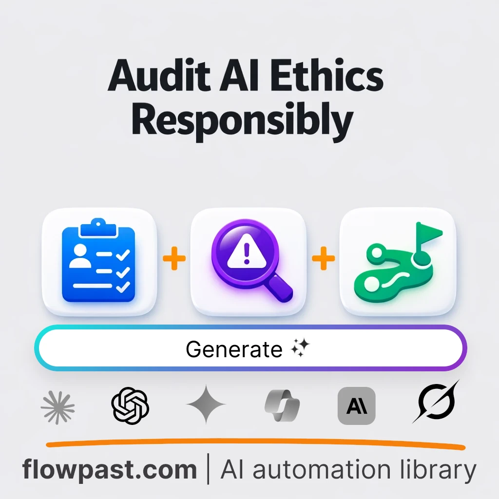 Responsible AI Ethics Assessment Workflow AI Prompt - AI prompt template