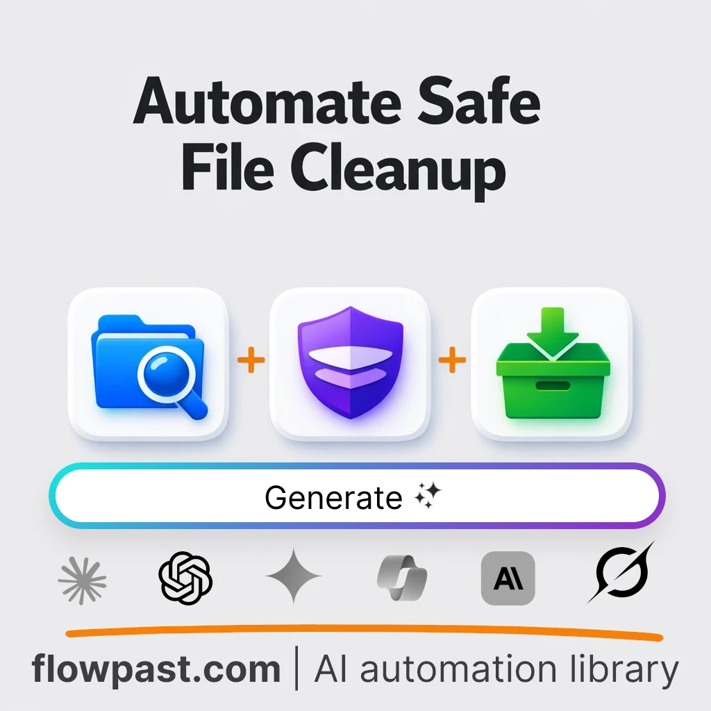 Build a Safe Folder Cleanup System AI Prompt - AI prompt template