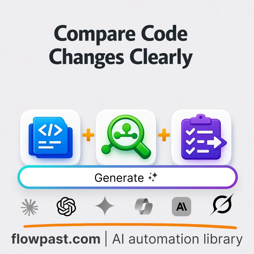 Compare Code Versions with this AI Prompt - AI prompt template