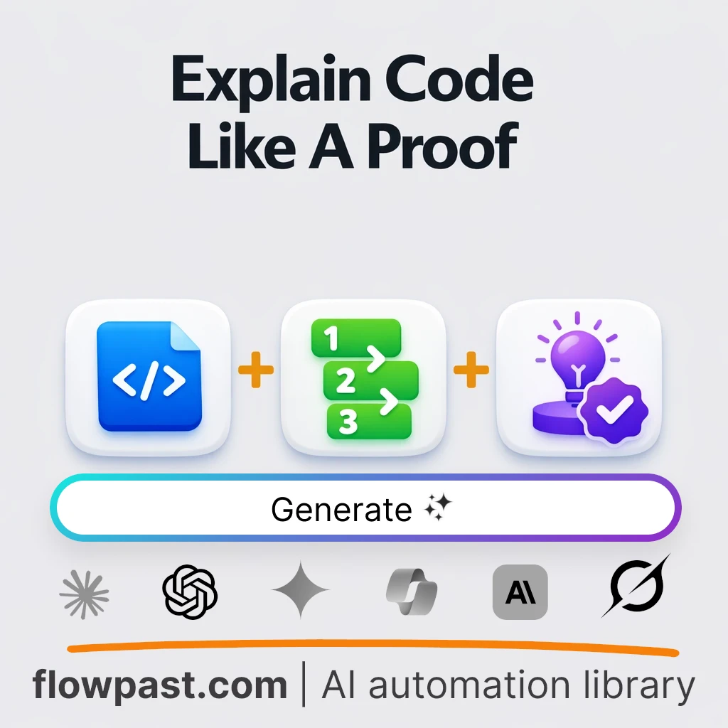 Explain Any Code Step by Step AI Prompt - AI prompt template