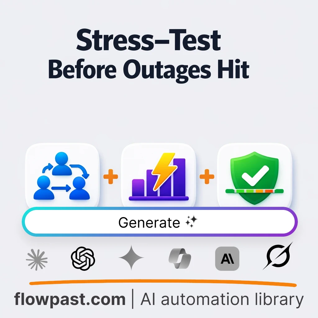 Build a Resilience Performance Test Plan AI Prompt - AI prompt template