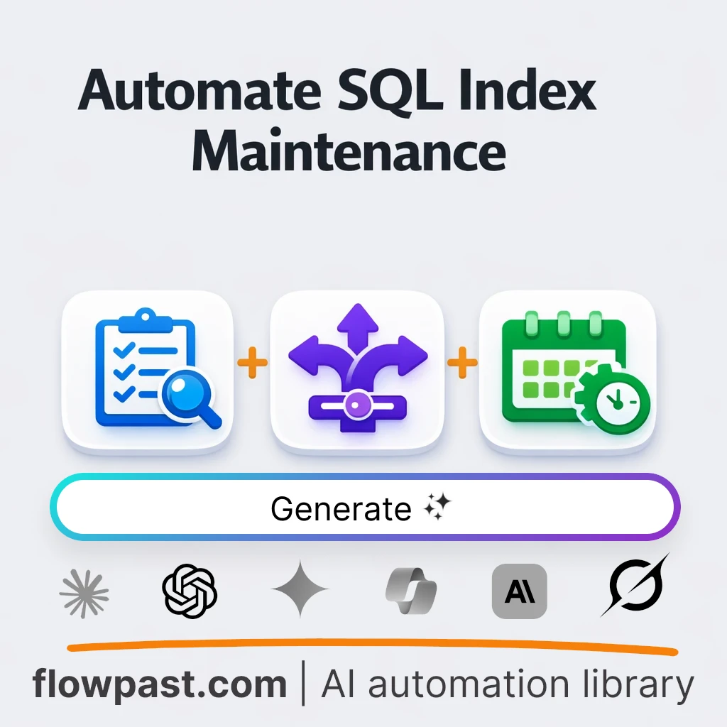 Build SQL Server Index Maintenance with this AI Prompt - AI prompt template