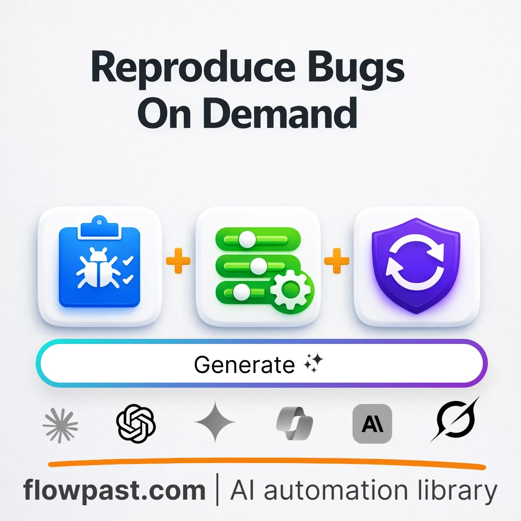Build a Bug Reproduction Playbook AI Prompt - AI prompt template