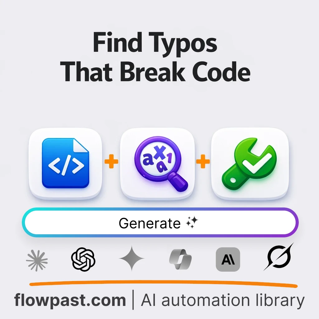 Fix Runtime Name Errors Fast AI Prompt - AI prompt template