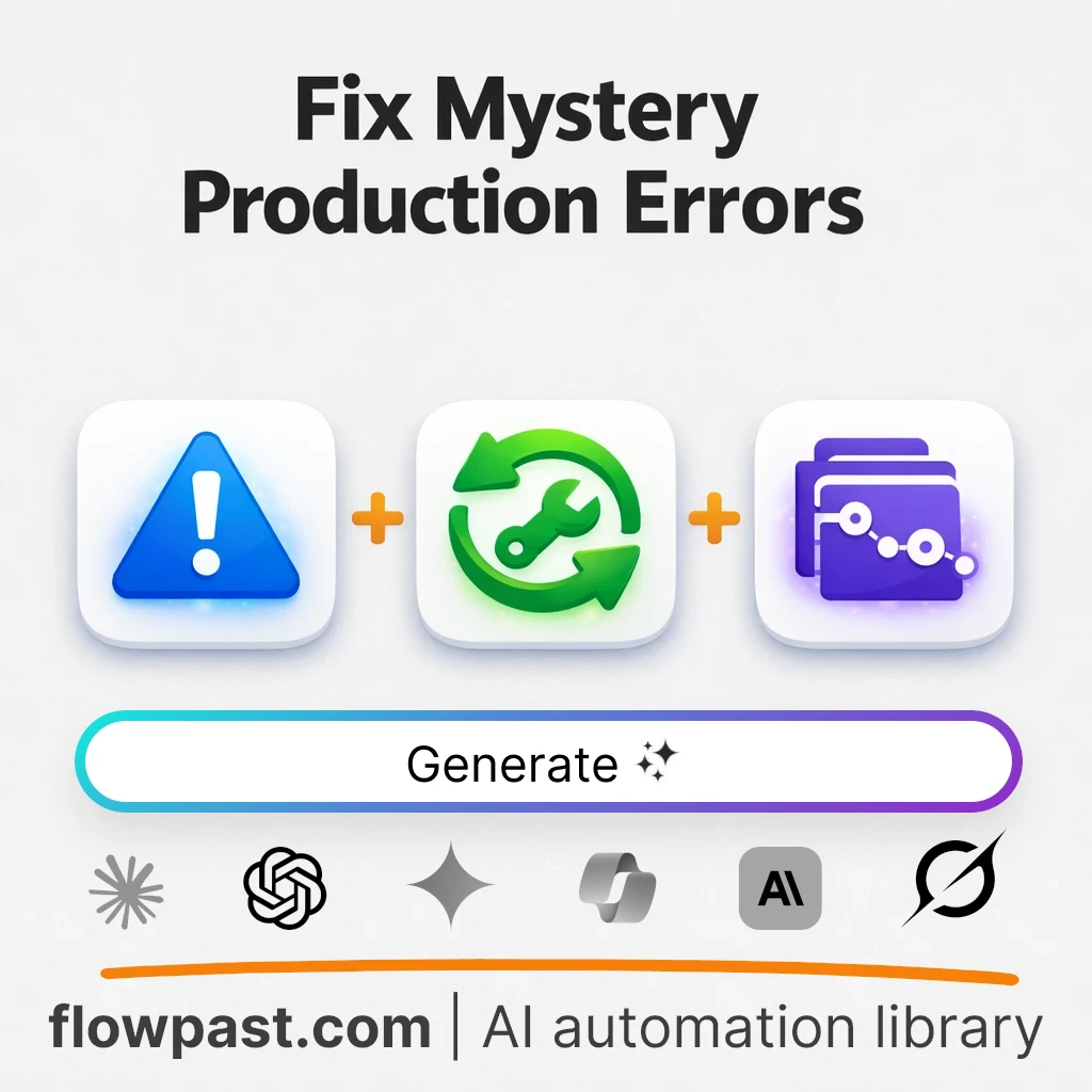 Refactor Error Handling and Logging AI Prompt - AI prompt template