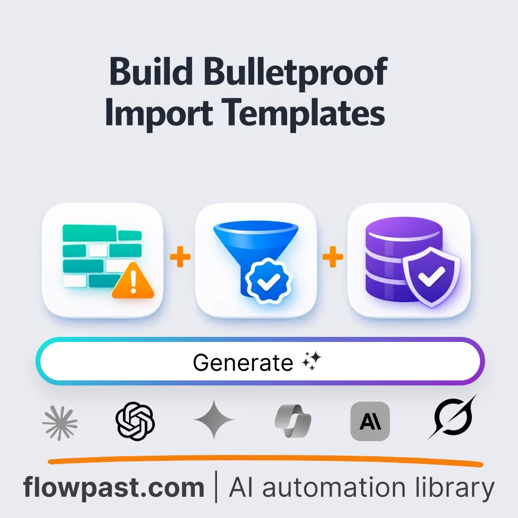 Build a Safe Data Import Template System AI Prompt - AI prompt template
