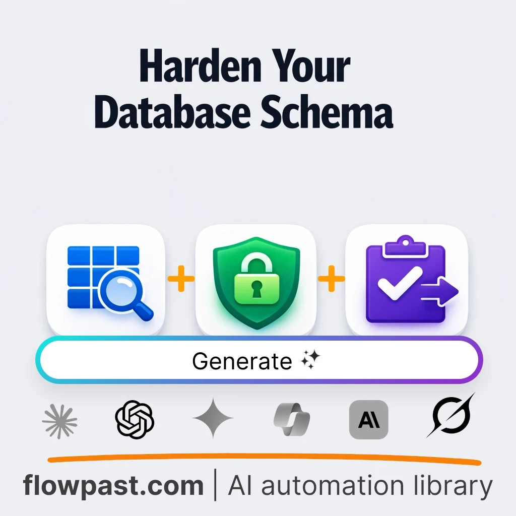 Build PK FK and Unique Constraints AI Prompt - AI prompt template