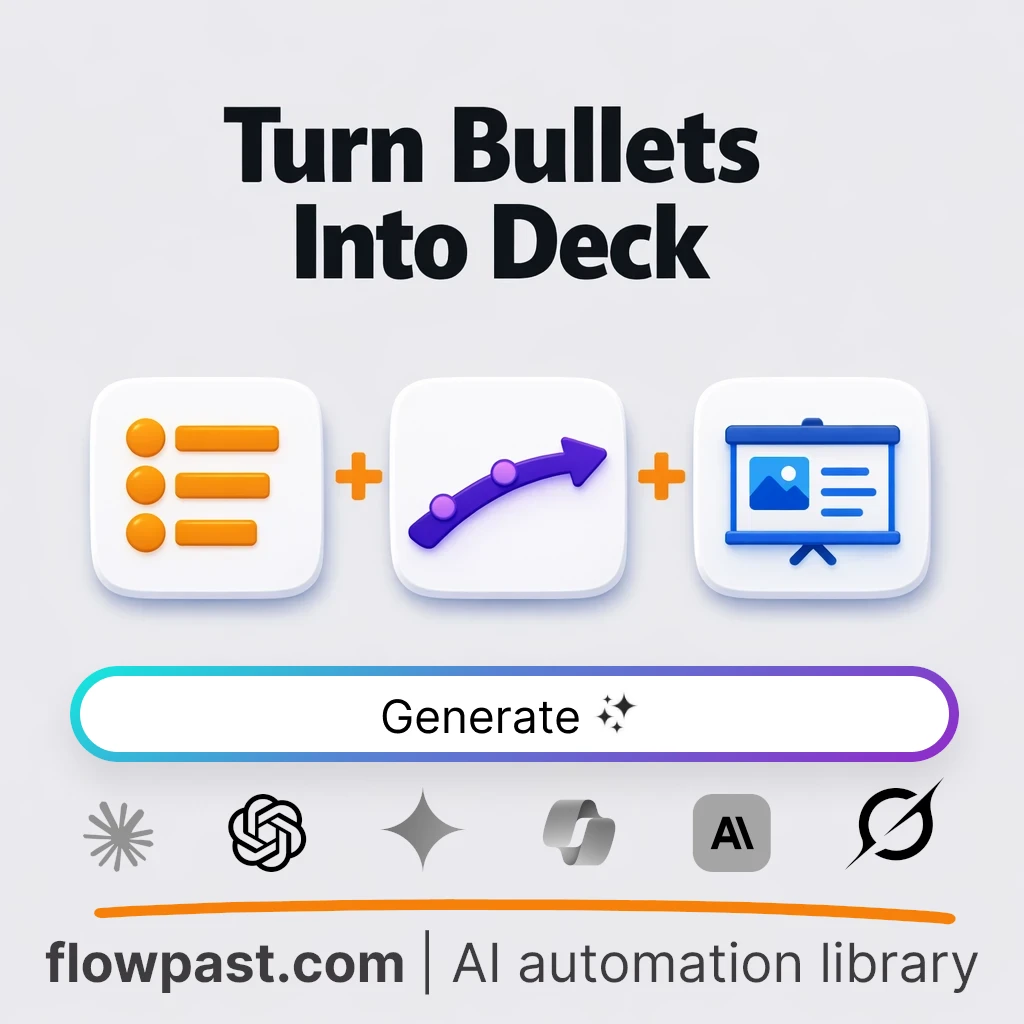 Build Decision-Ready Slide Deck Outlines AI Prompt - AI prompt template