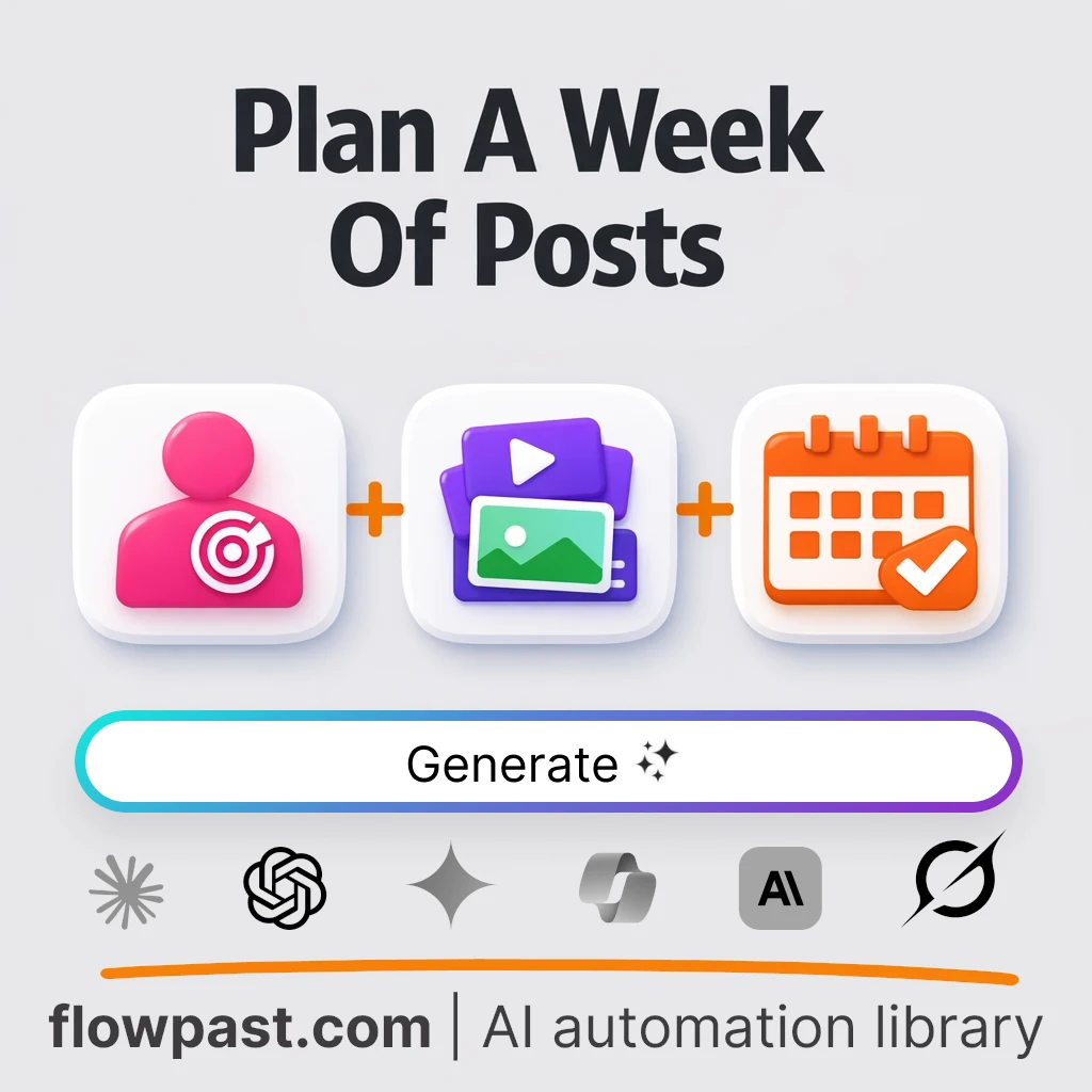 Build a 7-Day Social Content Roadmap with this AI Prompt - AI prompt template