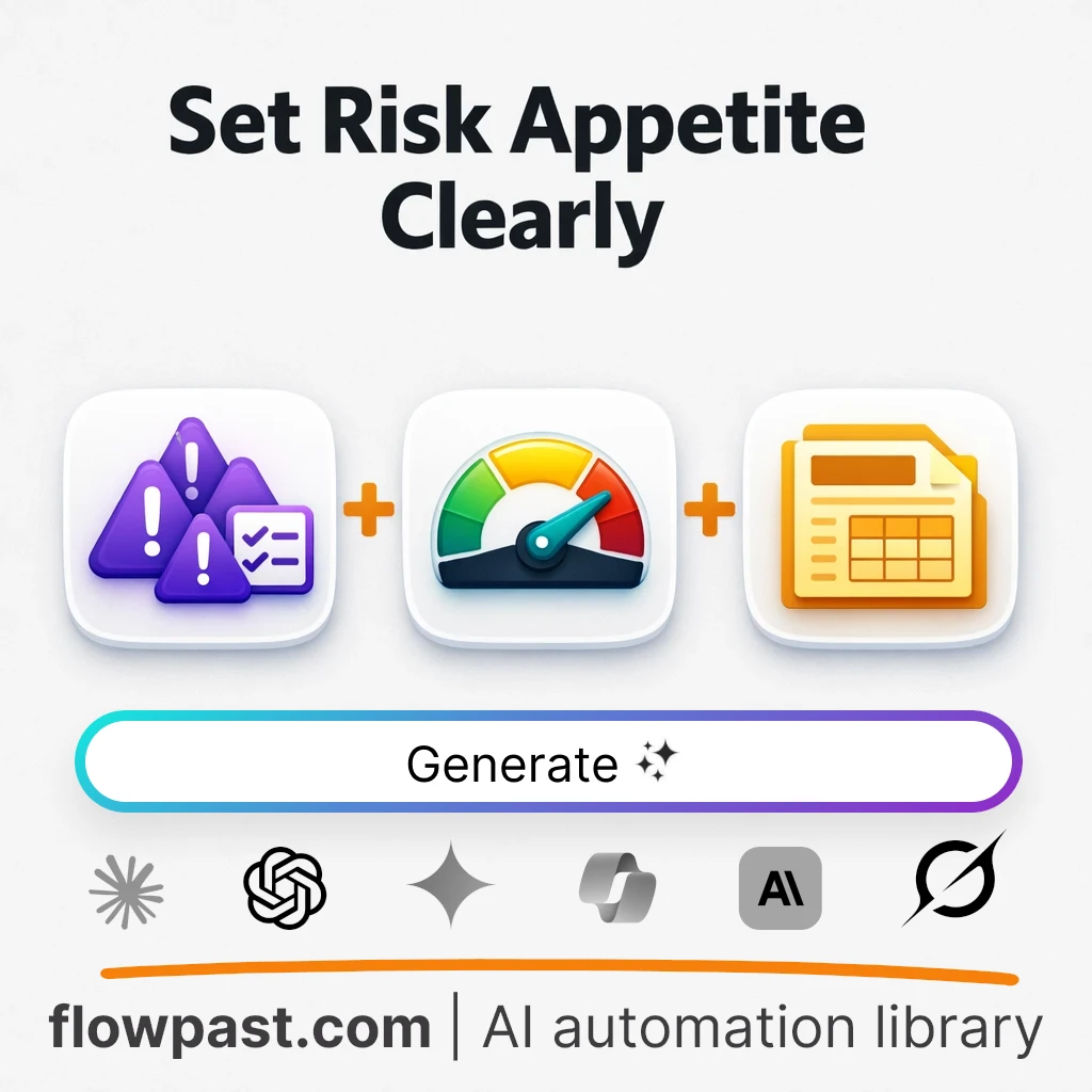 Build a Risk Appetite Framework with this AI Prompt - AI prompt template