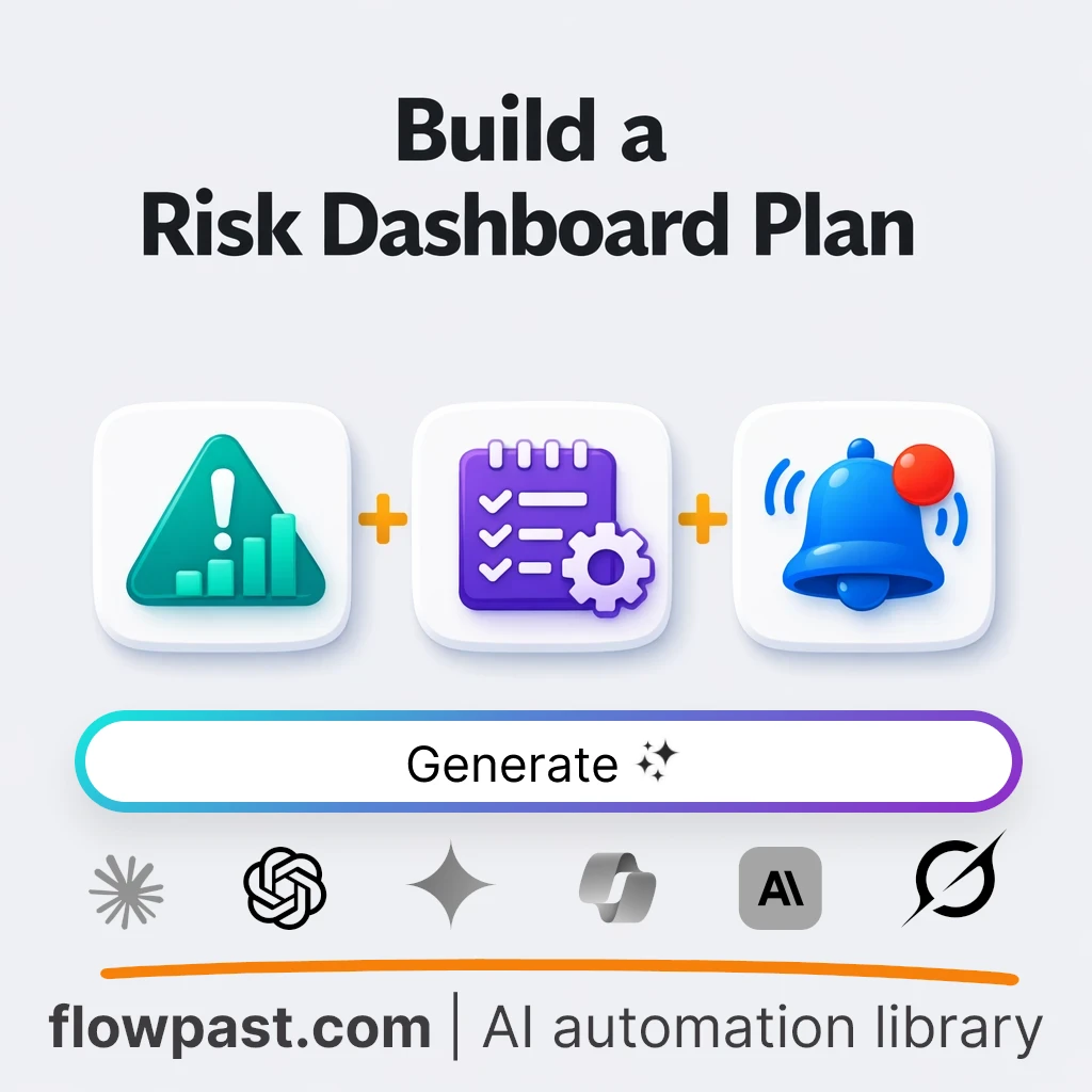 Build a Risk Dashboard Build Plan with this AI Prompt - AI prompt template