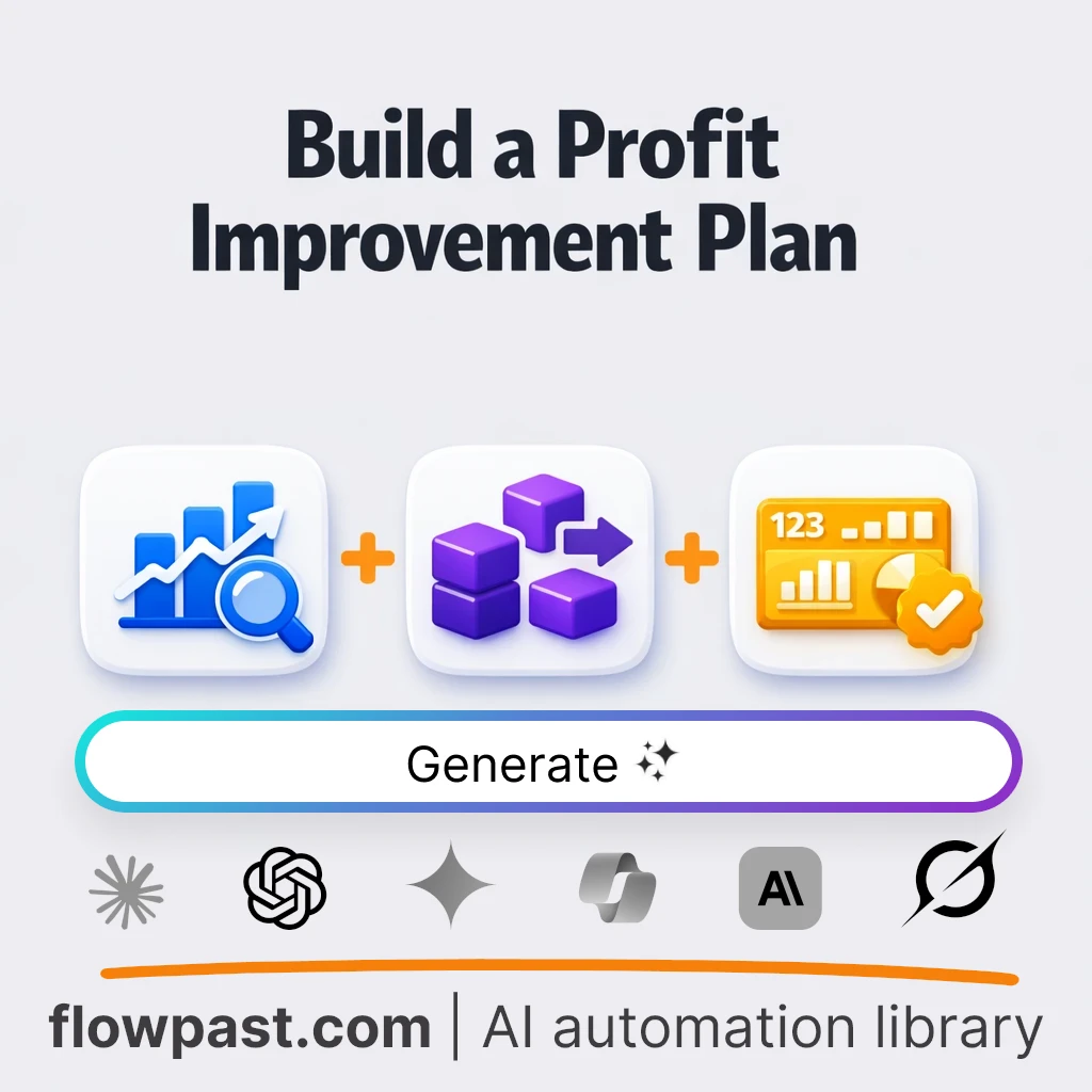 Build a Financial Turnaround Plan with this AI Prompt - AI prompt template