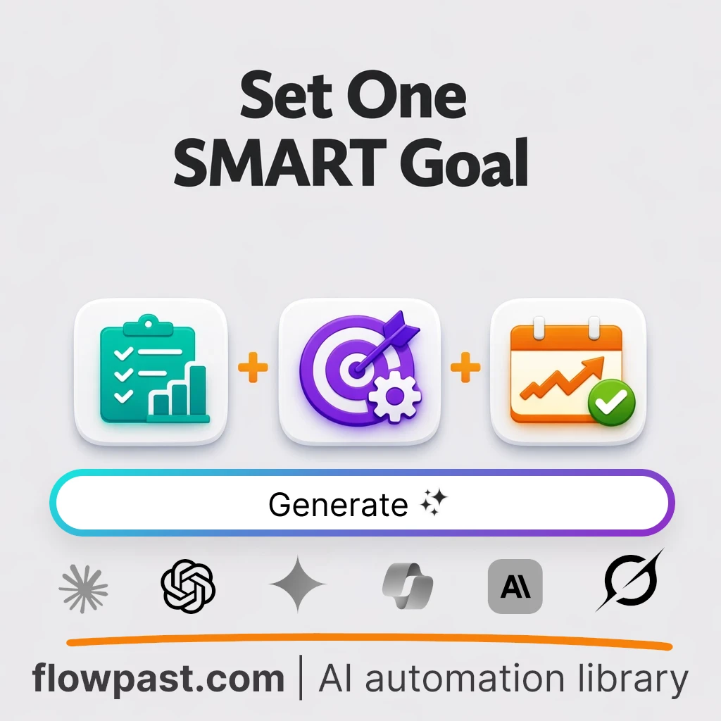 Build a SMART Performance Goal with this AI Prompt - AI prompt template
