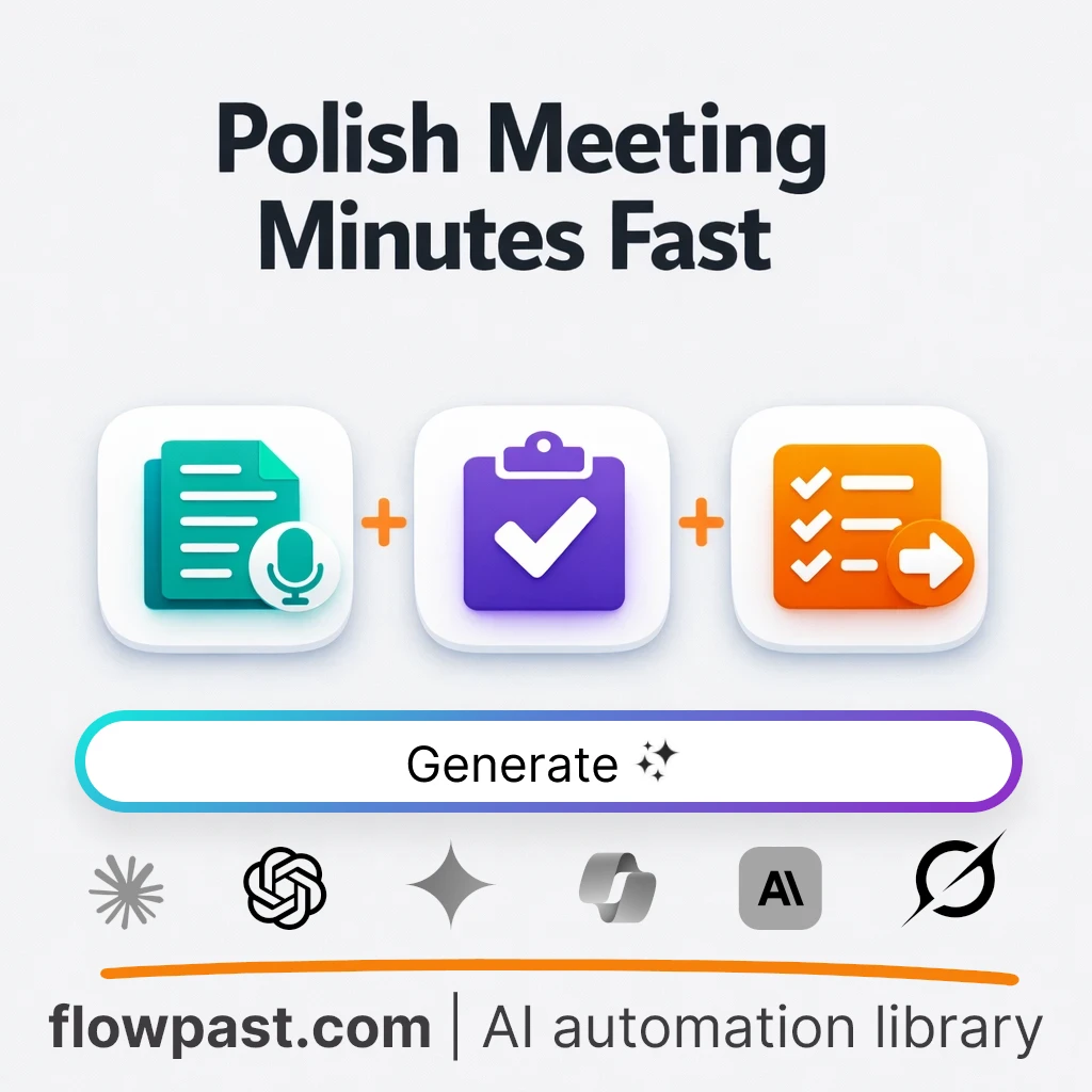 Turn Meeting Transcripts Into Minutes with this AI Prompt - AI prompt template