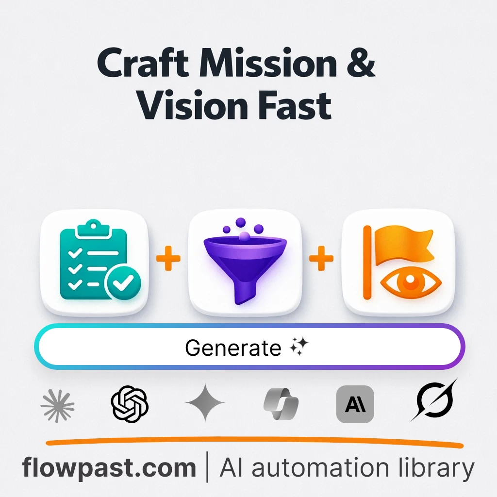 Write Mission and Vision Statements with this AI Prompt - AI prompt template