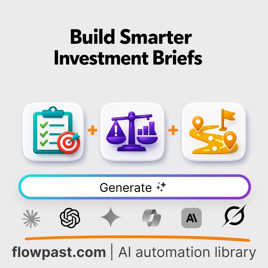 Build an Investment Opportunity Report with this AI Prompt - AI prompt template