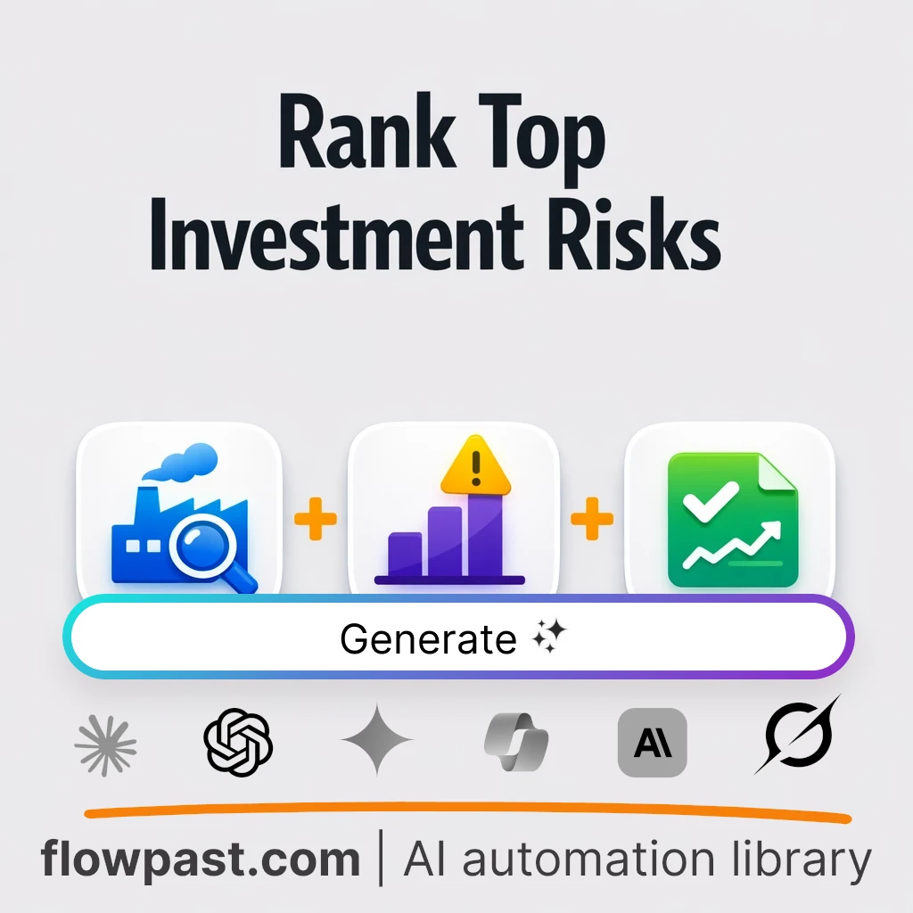 Rank Top Investment Risks Briefing AI Prompt - AI prompt template