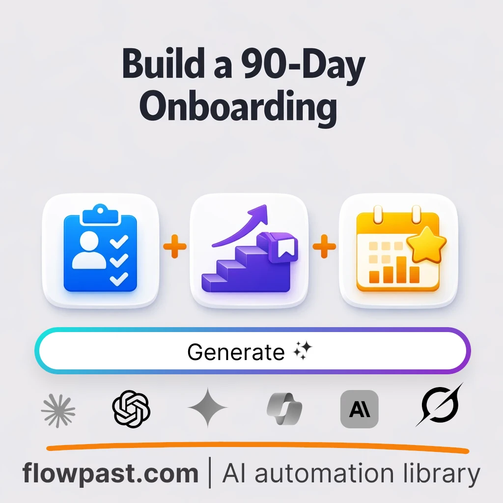 Build a 90-Day Onboarding Blueprint AI Prompt - AI prompt template