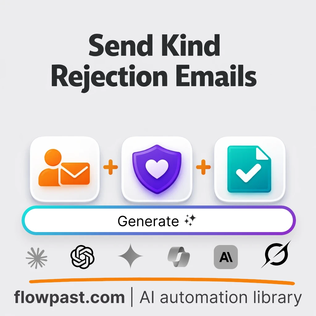 Write Candidate Rejection Email with this AI Prompt - AI prompt template