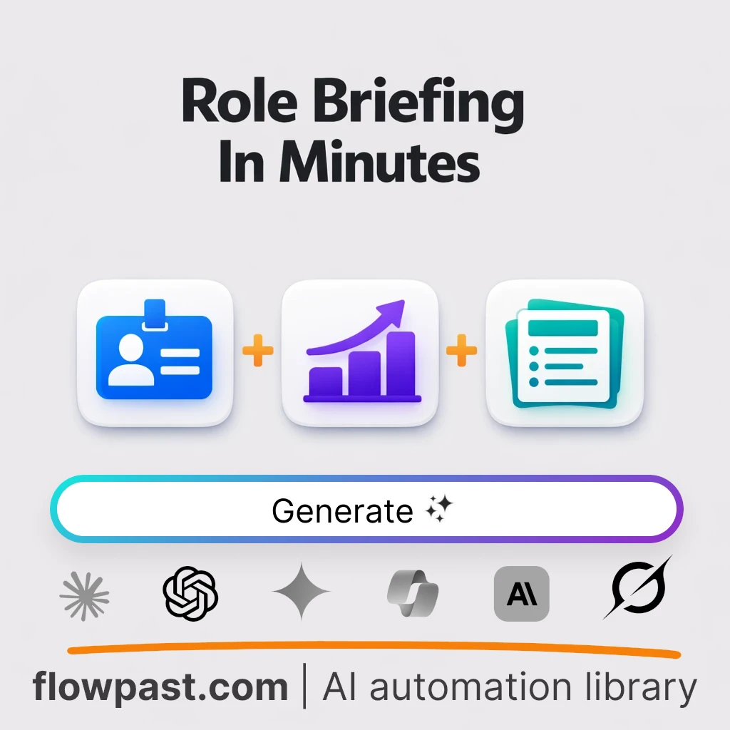 Create a Talent Market Briefing AI Prompt - AI prompt template
