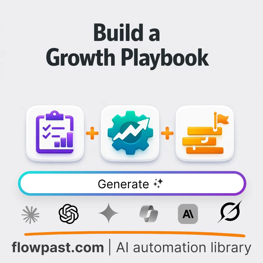 Build a Revenue Growth Playbook AI Prompt - AI prompt template