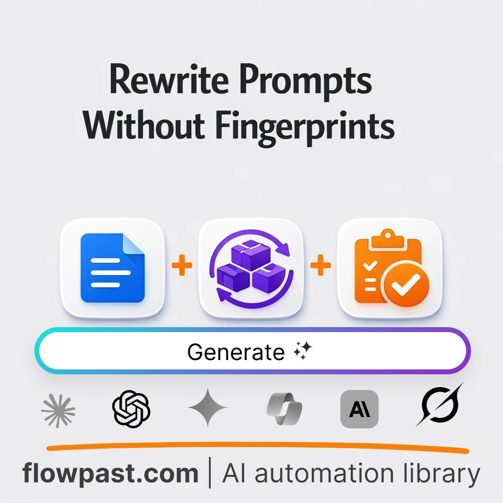 Build a Prompt Rewrite Framework with this AI Prompt - AI prompt template