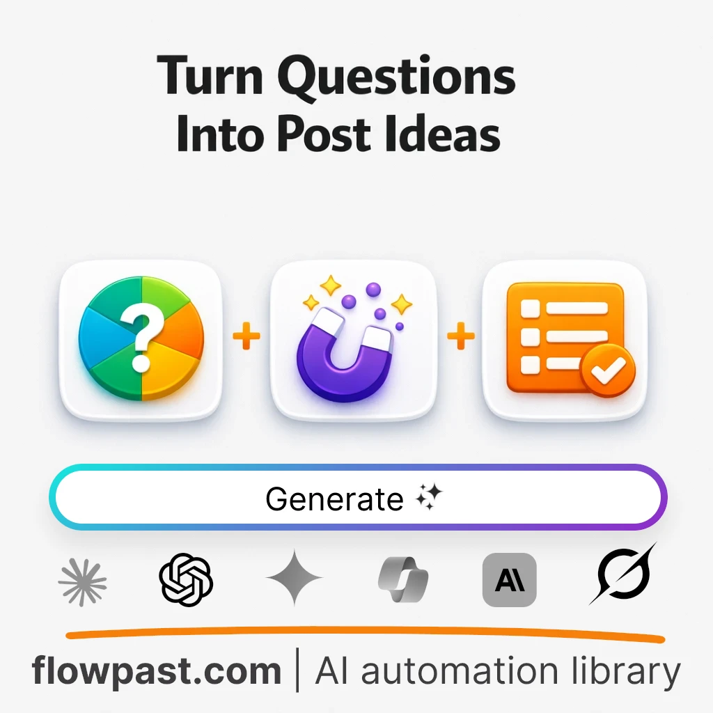 Create 20 Social Post Ideas from a Question Wheel AI Prompt - AI prompt template