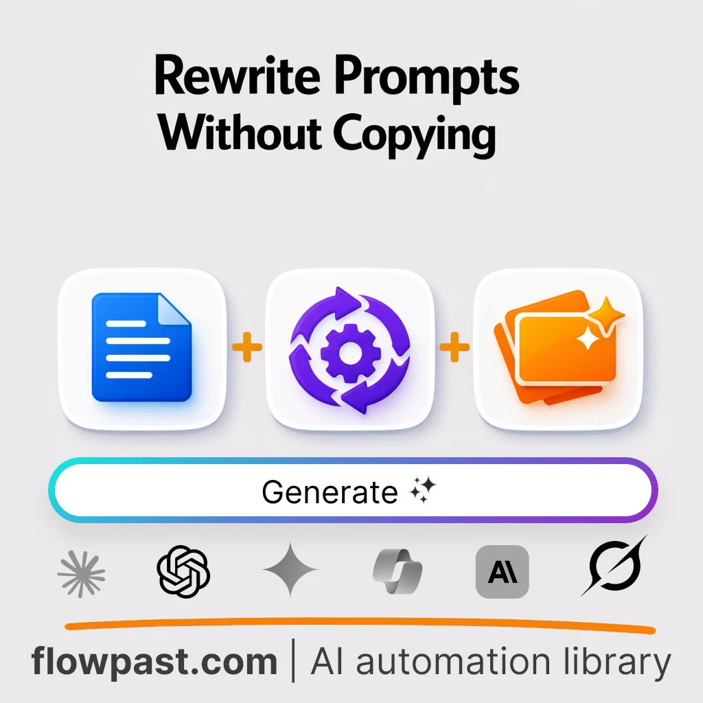 Rewrite Any Prompt for the Same Output AI Prompt - AI prompt template