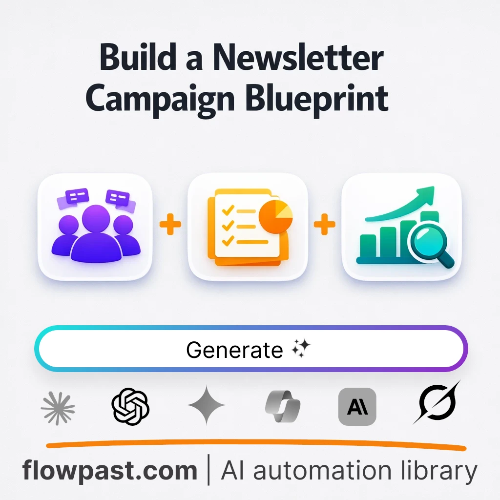Build a Newsletter Program with this AI Prompt - AI prompt template