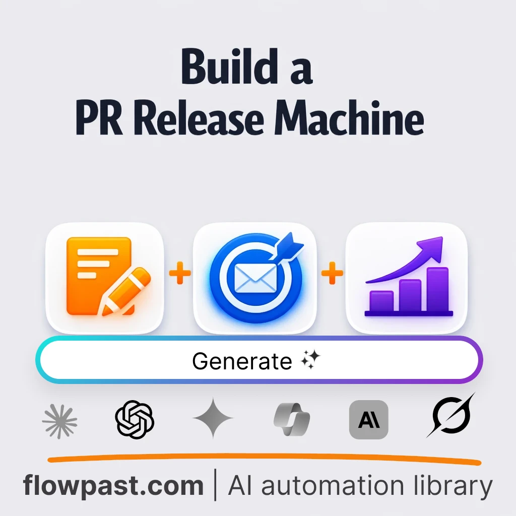 Create a PR Release Ops System with this AI Prompt - AI prompt template