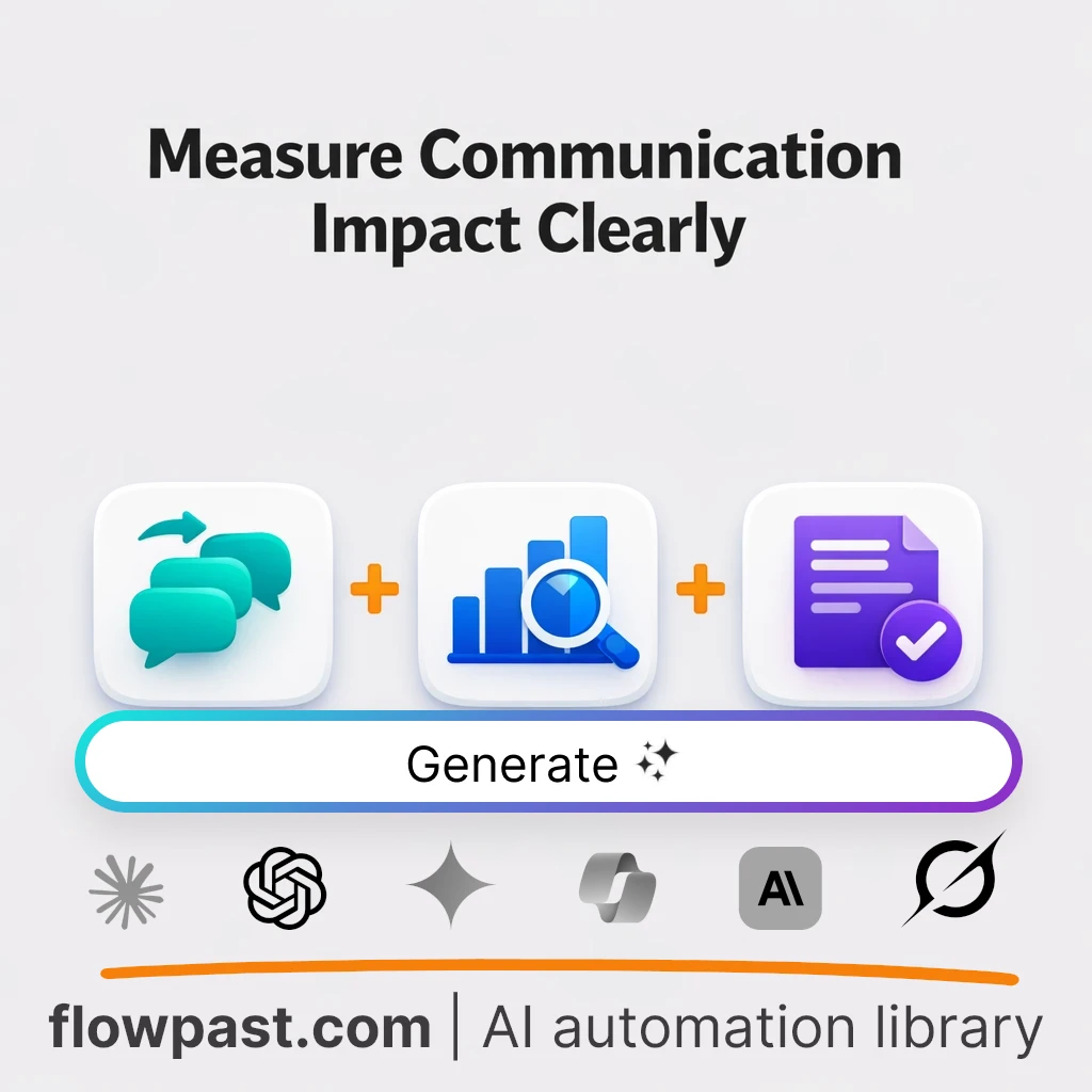 Build a Communication Measurement Framework with this AI Prompt - AI prompt template