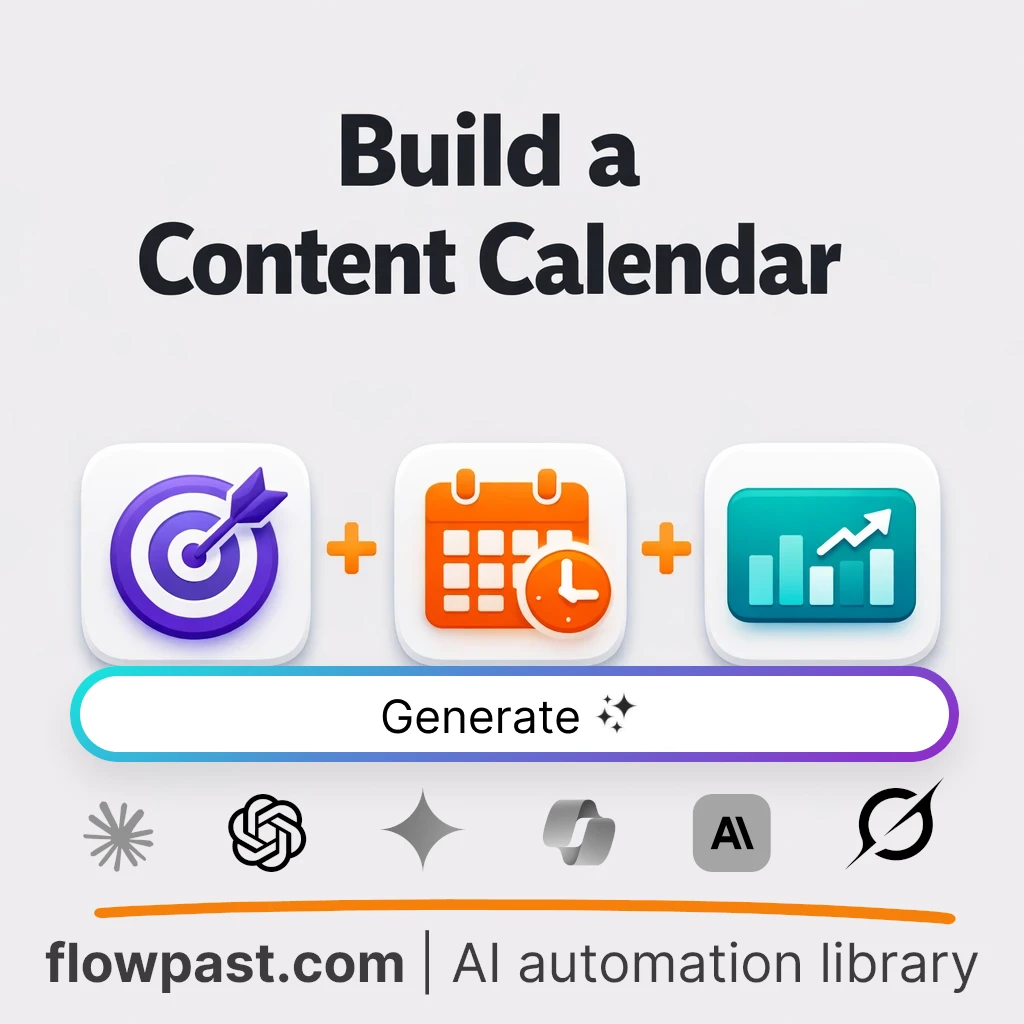 Build a Multi-Channel Content Calendar with this AI Prompt - AI prompt template