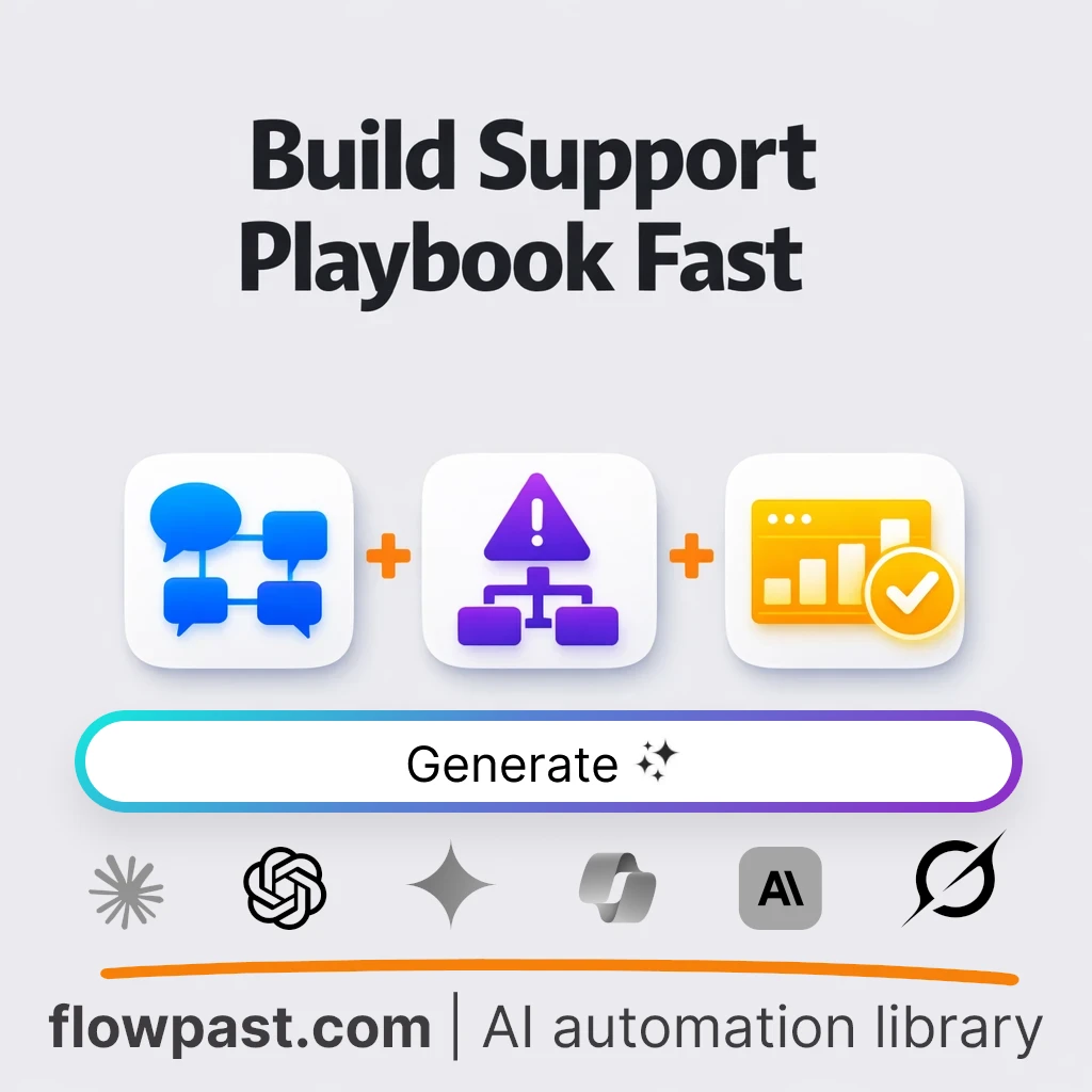Create a Customer Support Playbook with this AI Prompt - AI prompt template