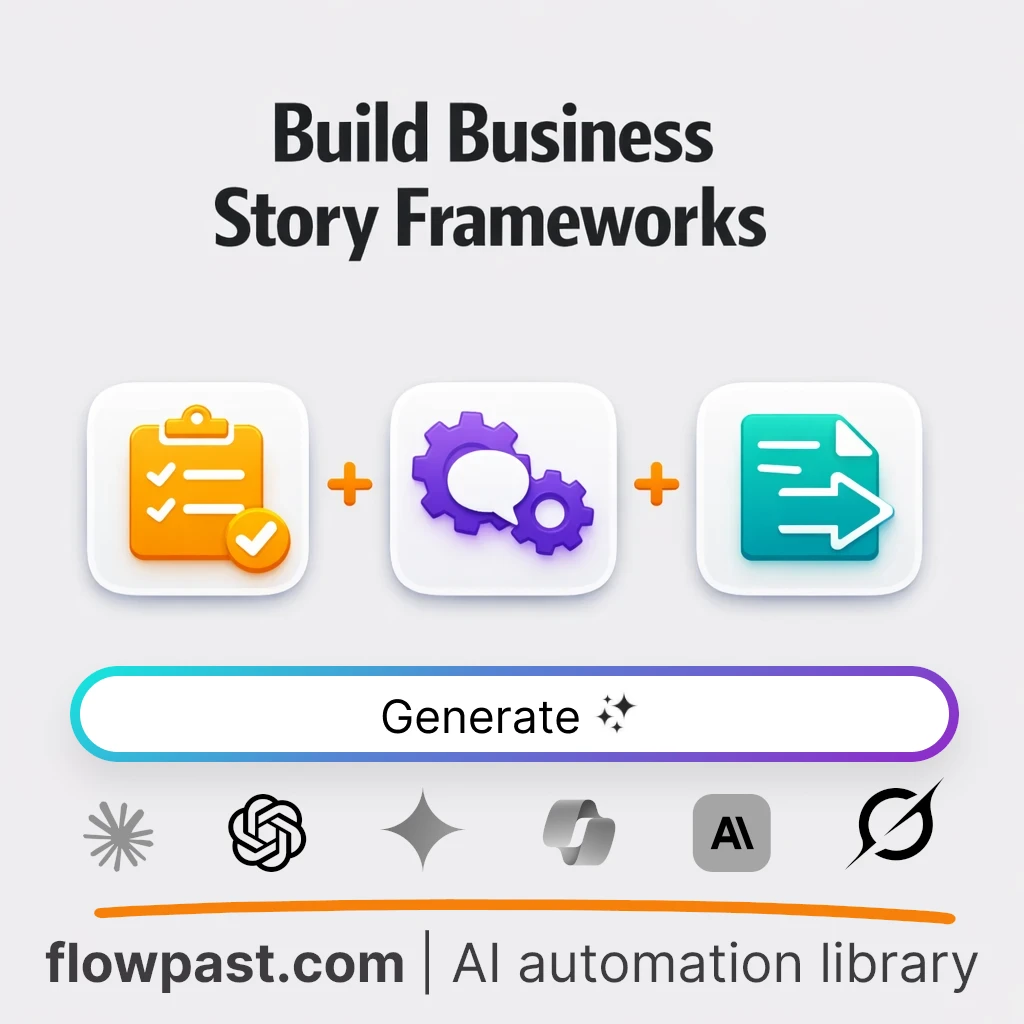 Create a Business Storytelling Framework AI Prompt - AI prompt template