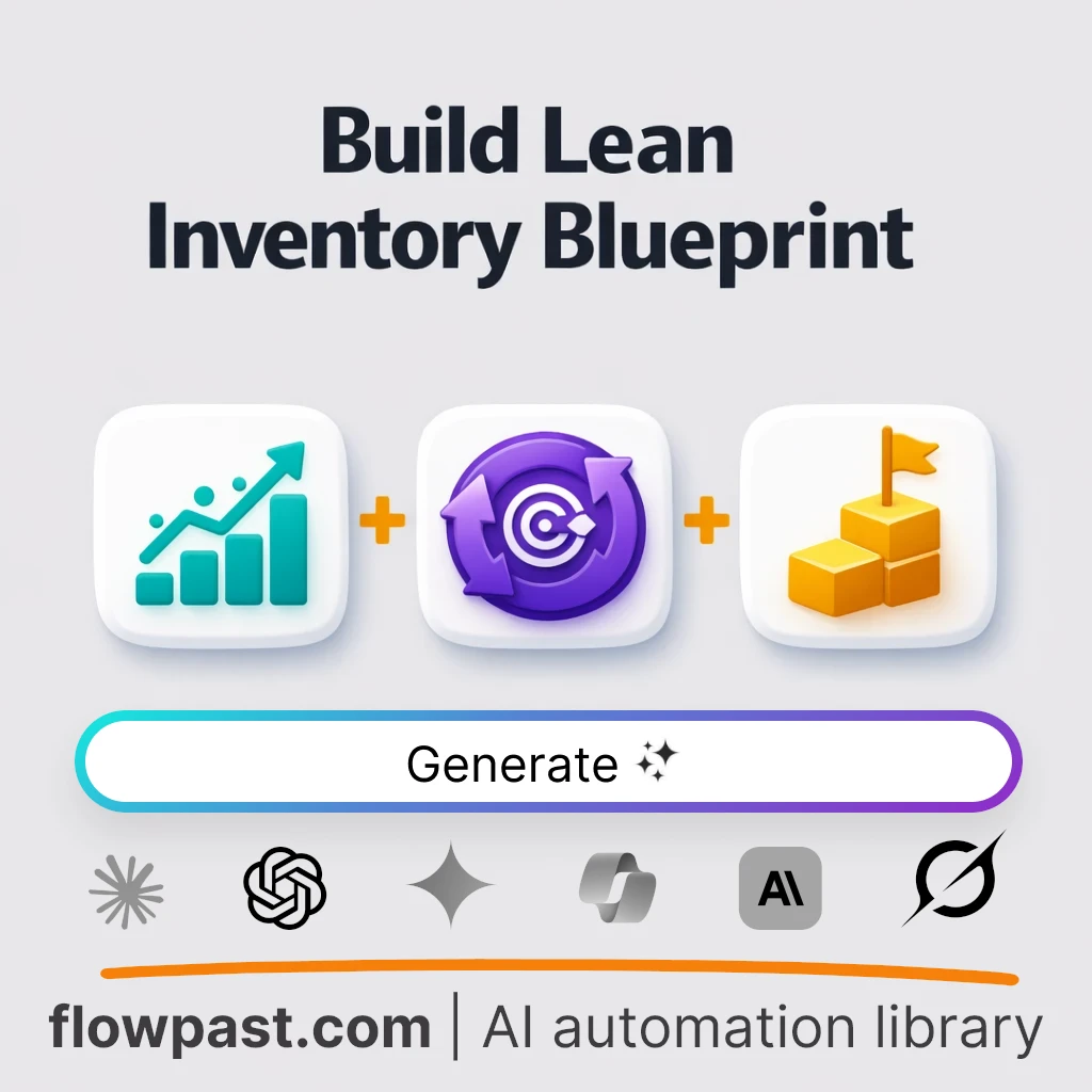 Build an Inventory Management Blueprint with this AI Prompt - AI prompt template