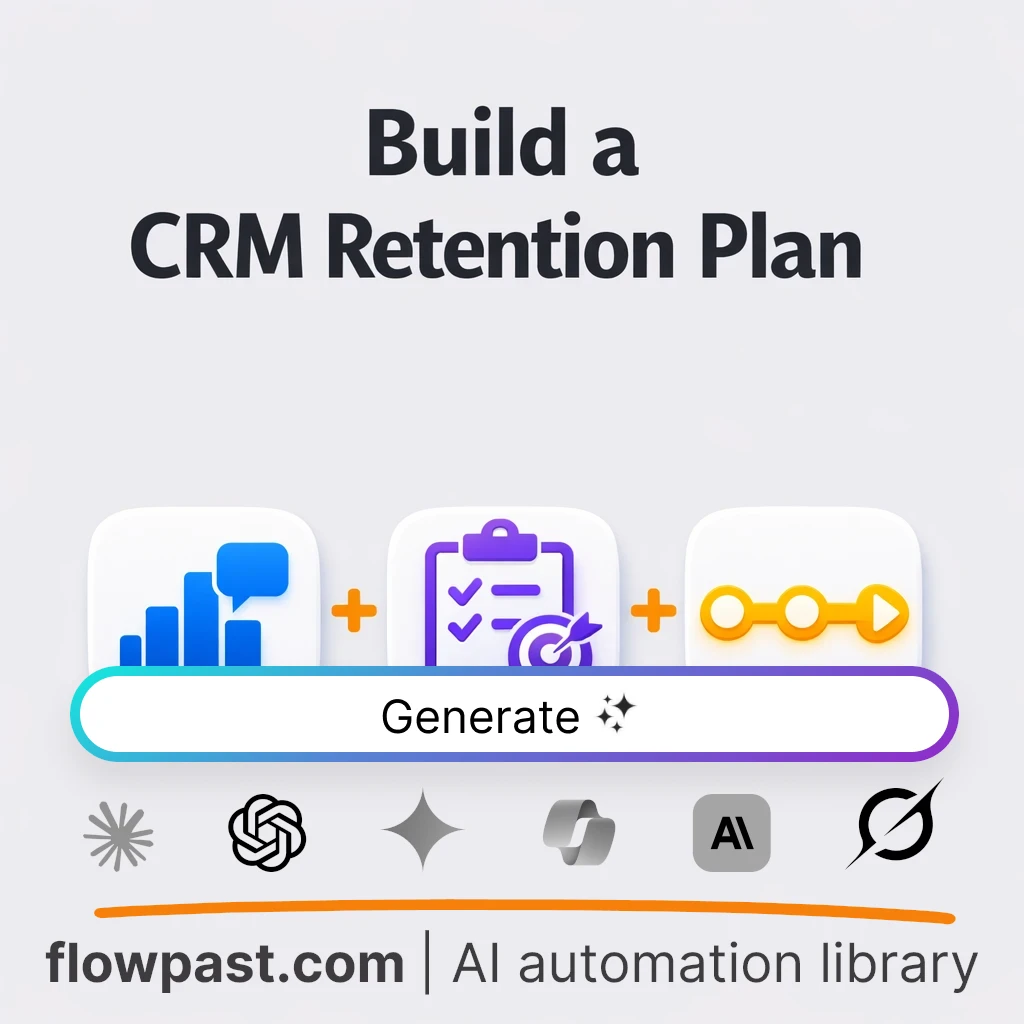 Build a CRM Retention Roadmap AI Prompt - AI prompt template