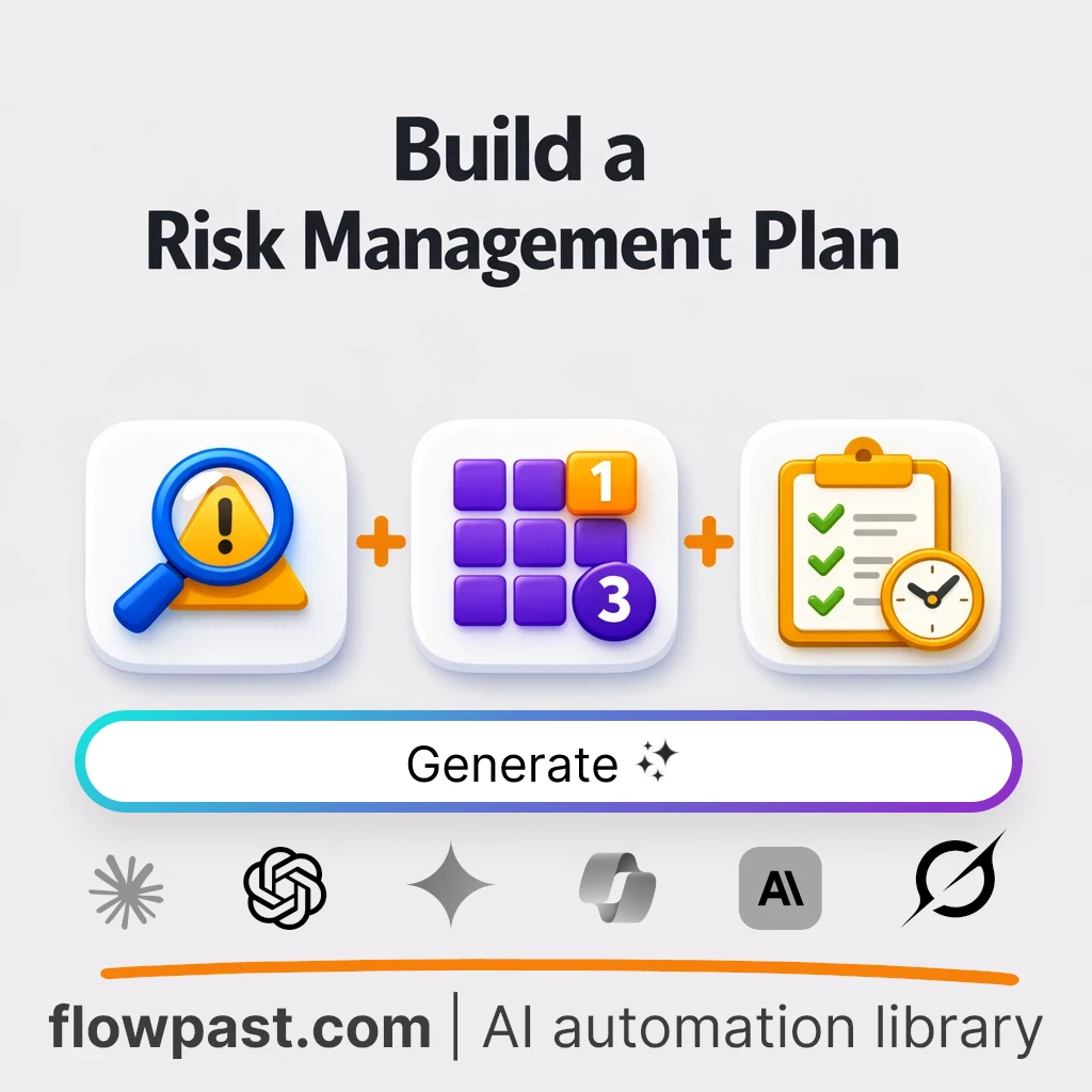 Build a Business Risk Management Plan AI Prompt - AI prompt template