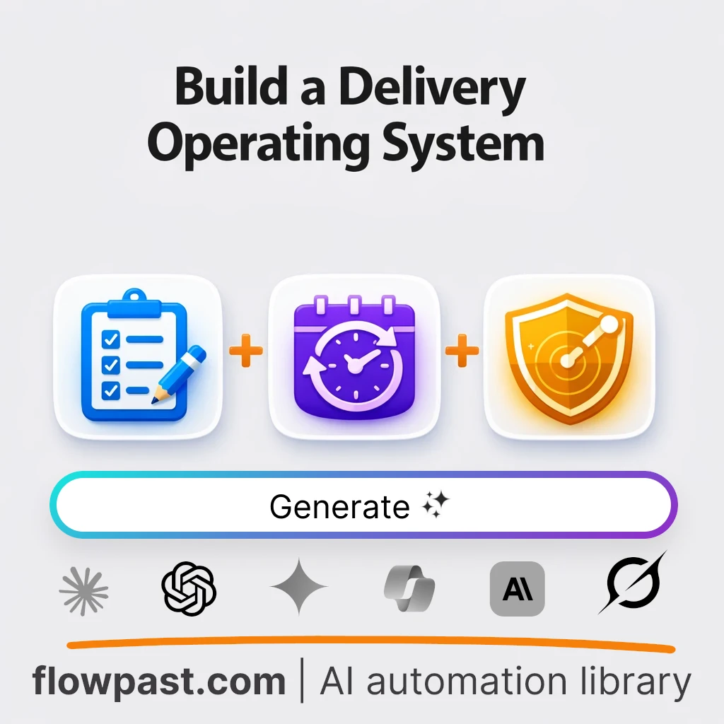 Build a Project Management Playbook with this AI Prompt - AI prompt template