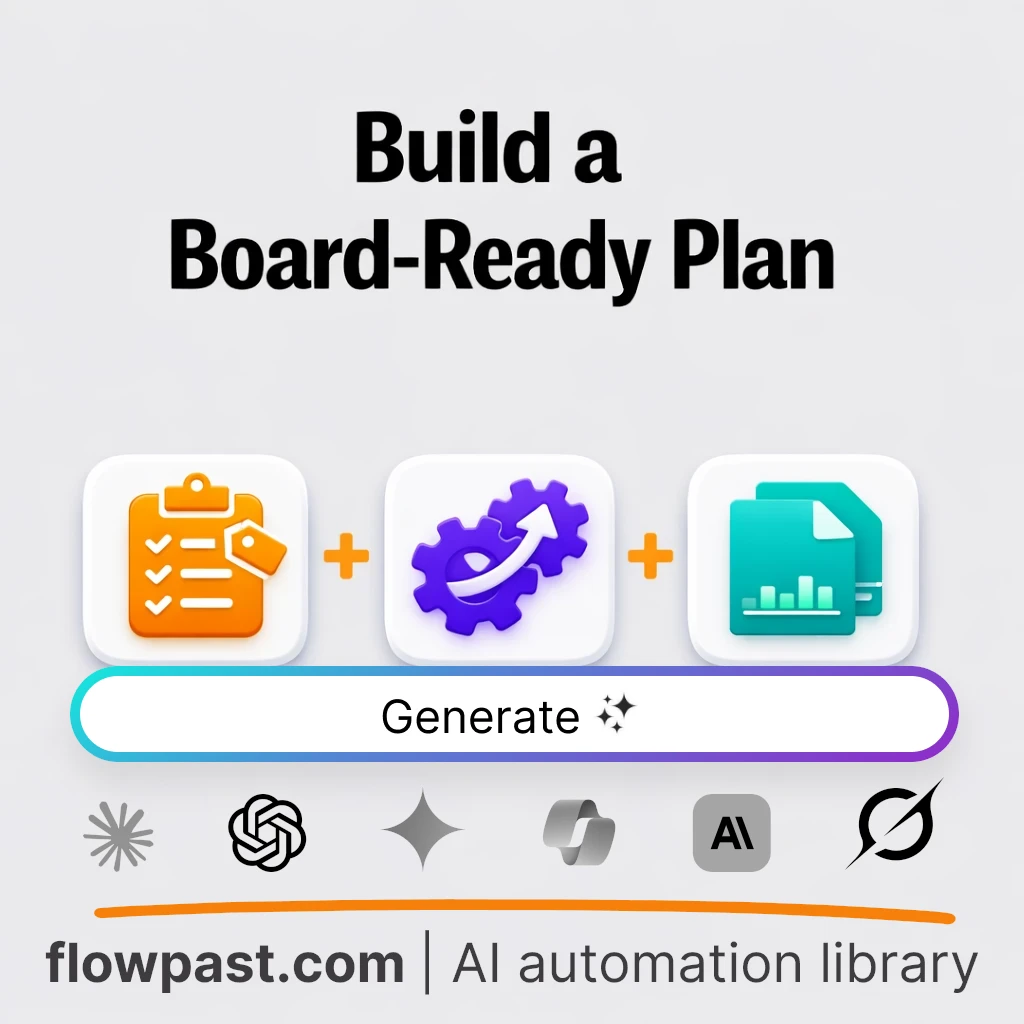 Create a Full Business Plan Operating Blueprint AI Prompt - AI prompt template