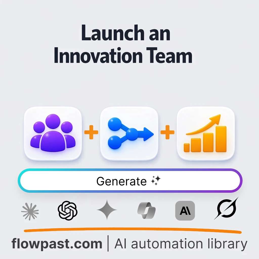 Build a Cross-Functional Innovation Team with this AI Prompt - AI prompt template