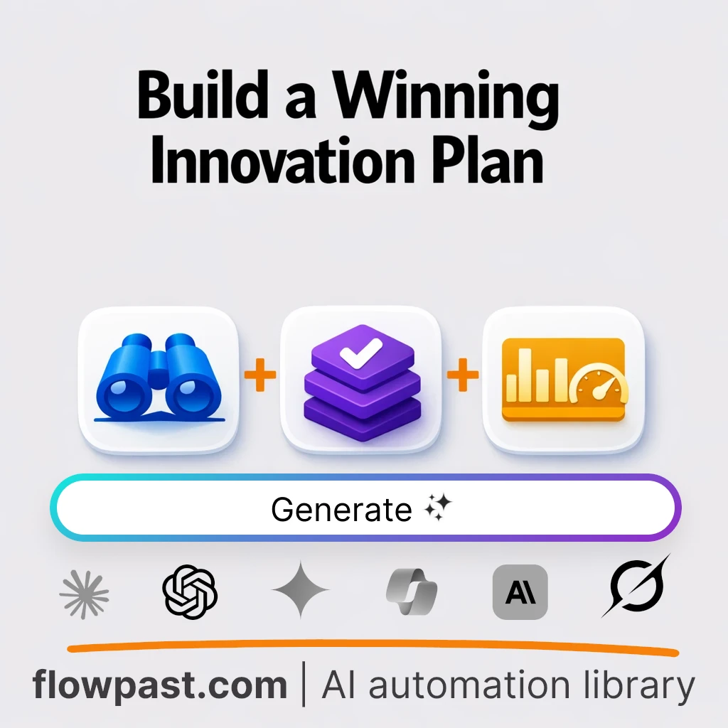 Build a Competitive Innovation Roadmap with this AI Prompt - AI prompt template